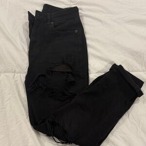 American Eagle Outfitters Black Boyfriend Jeans
